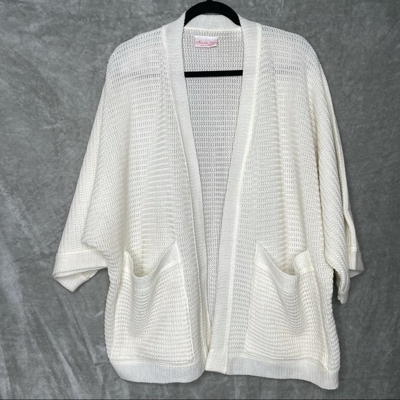 Vintage Ananda Bliss of San Francisco Oversized Knit Slouchy Cardigan Sweater - Picture 1 of 7